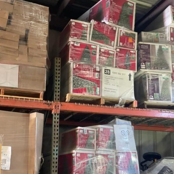 Christmas pine trees load